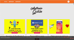 Desktop Screenshot of antoniogalan.com